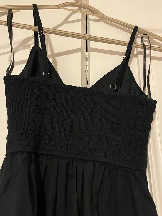 Black Corset Dress w/ Pockets - Picture 2 of 5